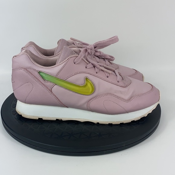 Nike Outburst Pink/Green Athletic Running Shoes Promo Samples Women's Size 7 - Picture 4 of 13